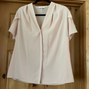 Pale pink Calvin Klein blouse. Size XL.